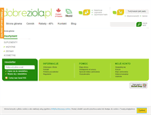 Tablet Screenshot of dobreziola.pl